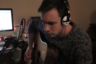 Recording acoustic guitar for Anchor.